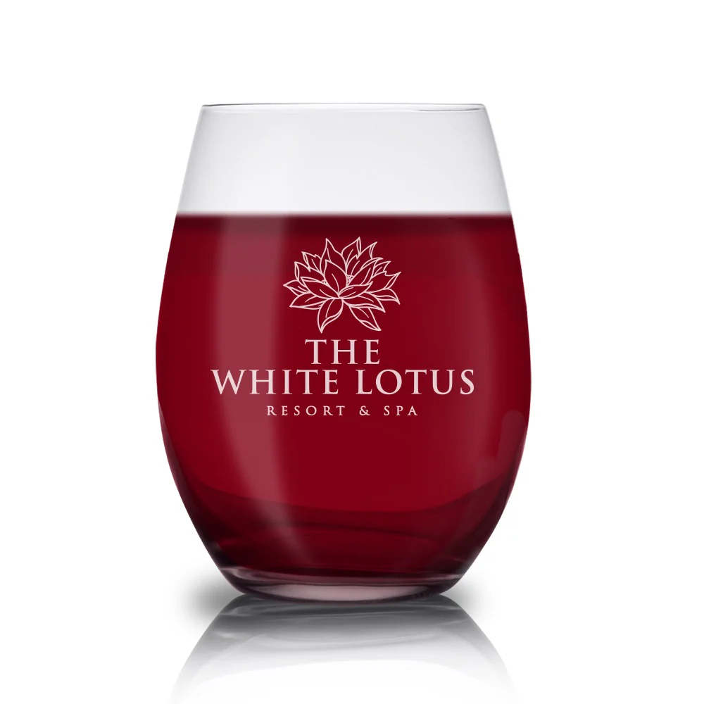 The White Lotus Resort & Spa Wine Glass
