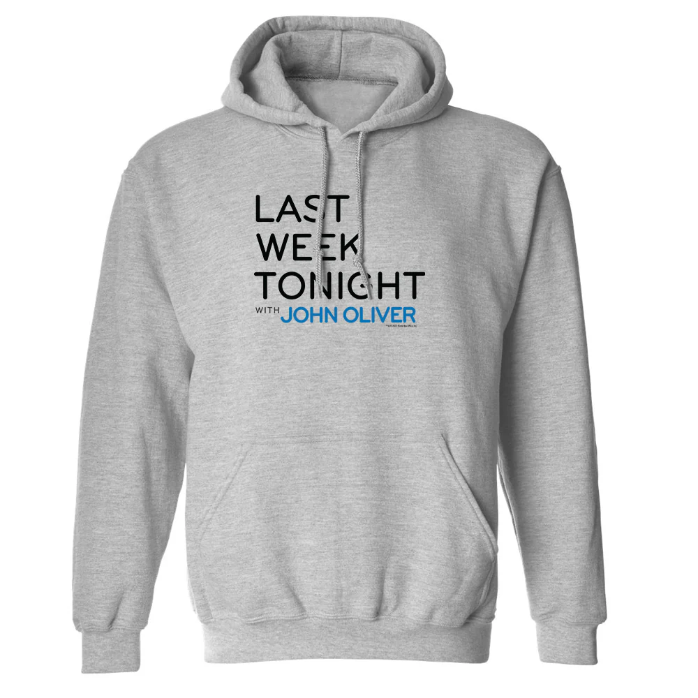 Last Week Tonight with John Oliver Logo Fleece Hooded Sweatshirt