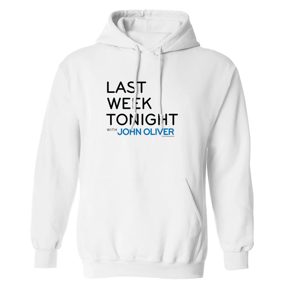 Last Week Tonight with John Oliver Logo Fleece Hooded Sweatshirt