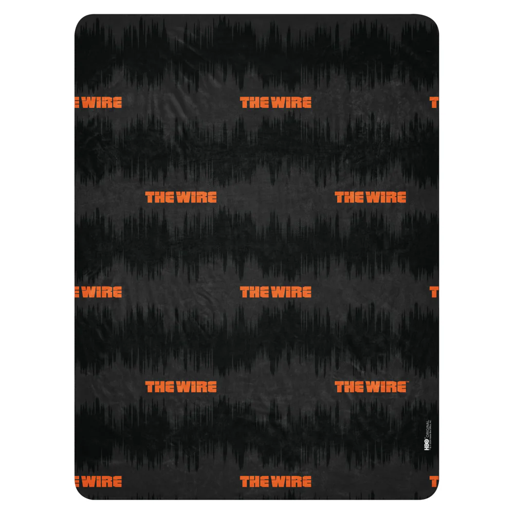 The Wire Logo Sherpa Blanket