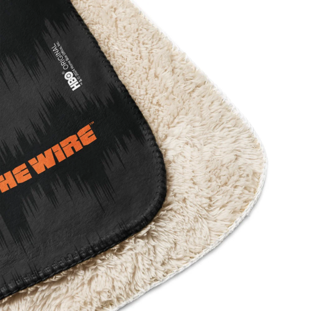 The Wire Logo Sherpa Blanket