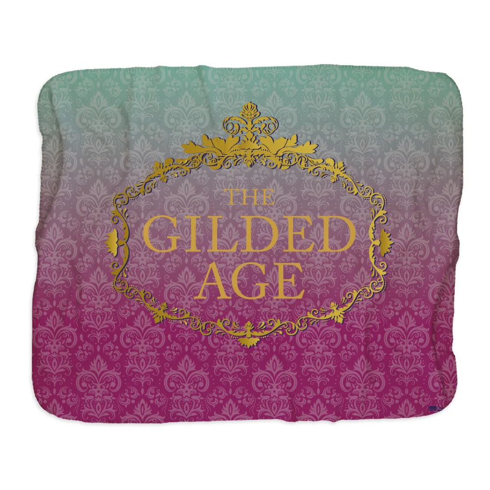 The Gilded Age Logo Sherpa Blanket 4 The Gilded Age Logo Sherpa Blanket