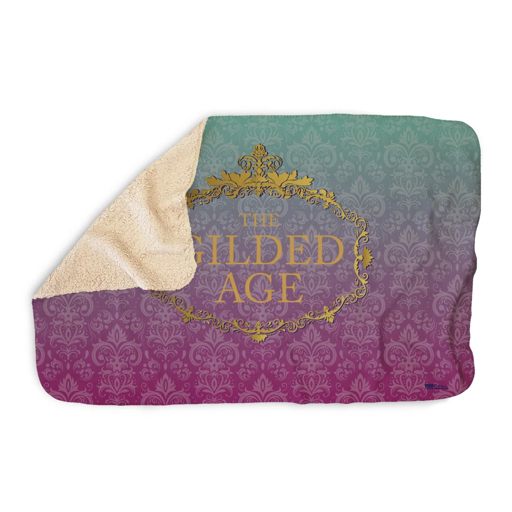 The Gilded Age Logo Sherpa Blanket 5 The Gilded Age Logo Sherpa Blanket