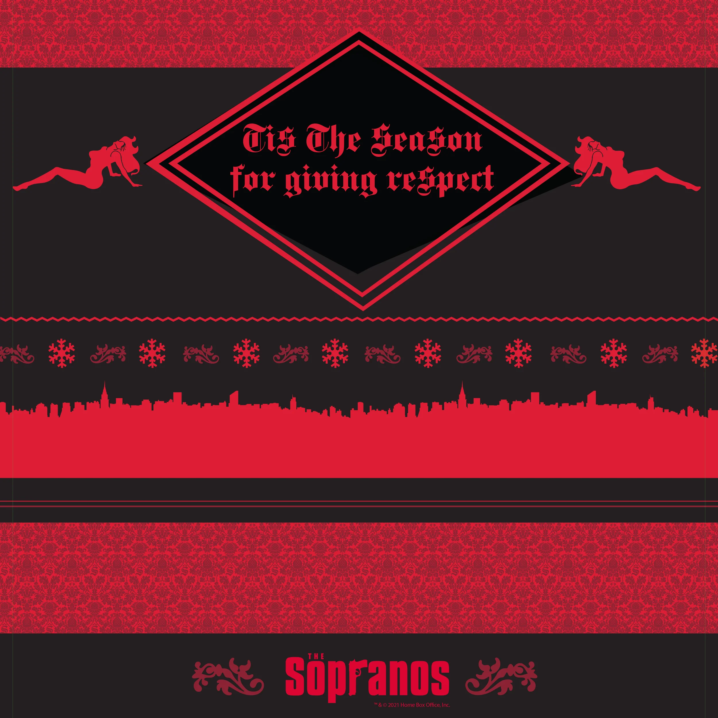 The Sopranos Tis The Season Holiday Sherpa Blanket 3 The Sopranos Tis The Season Holiday Sherpa Blanket