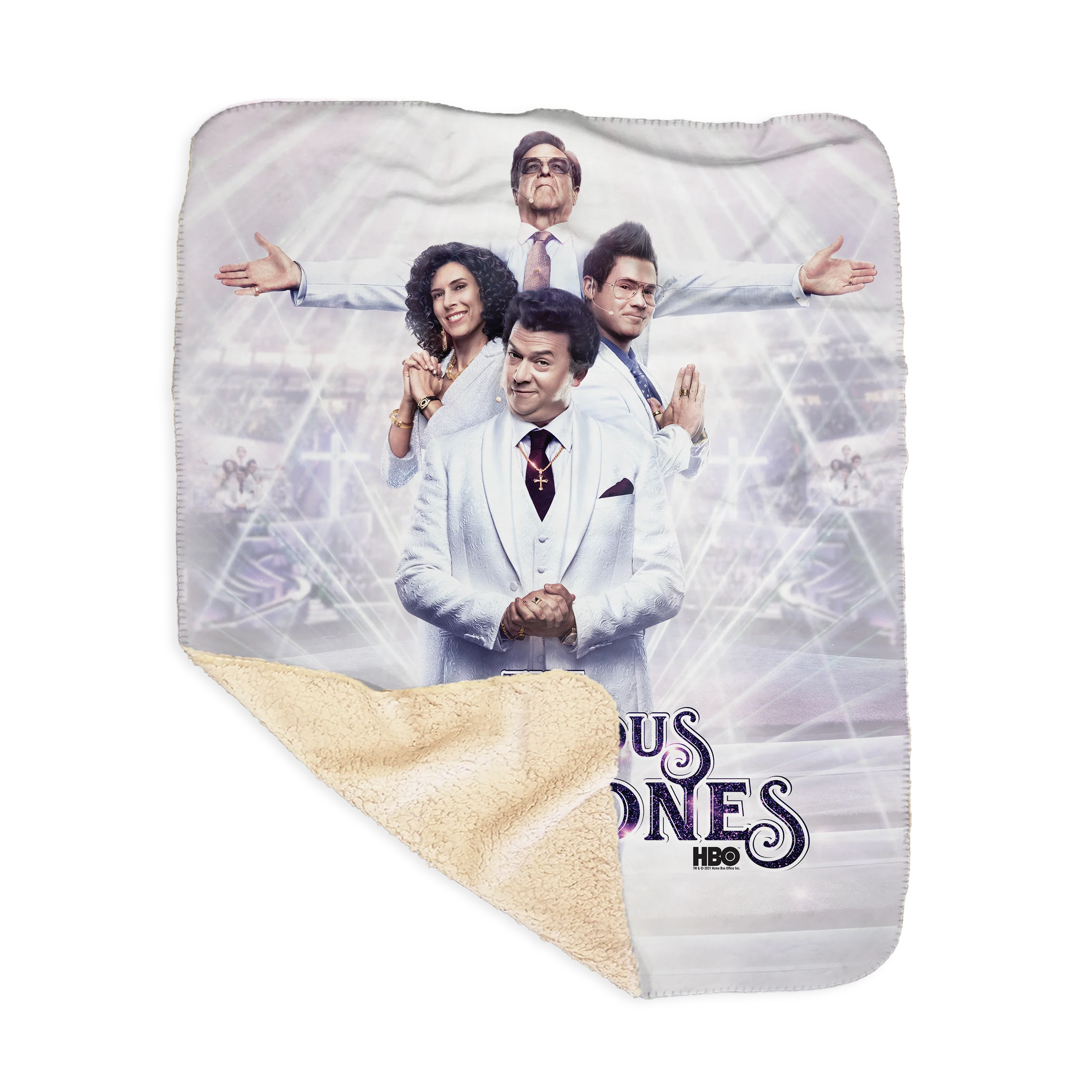 The Righteous Gemstones Family Sherpa Blanket
