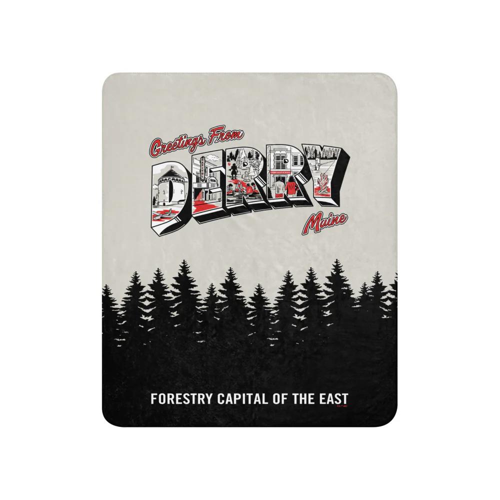 IT: Welcome to Derry Greetings from Derry Sherpa Blanket
