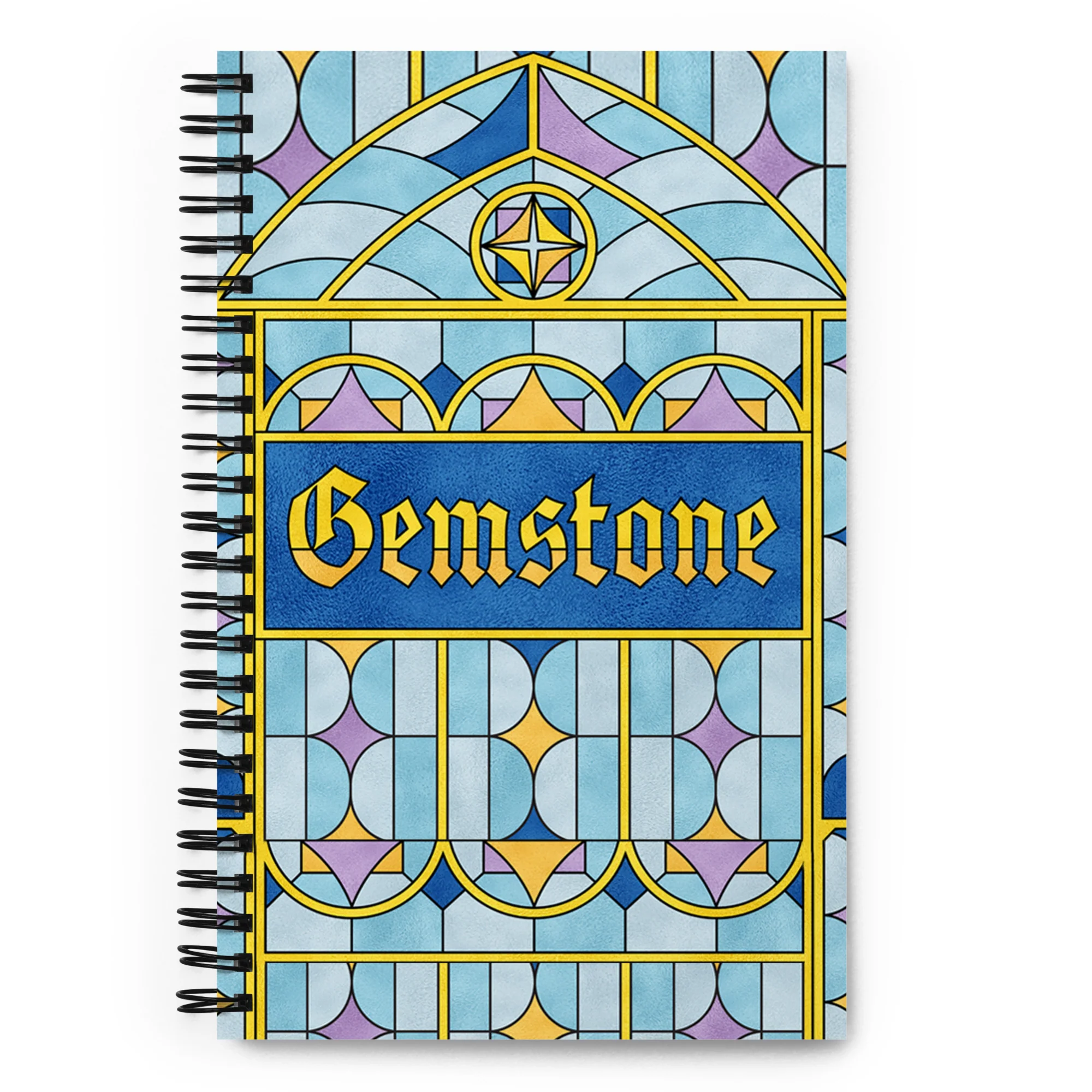 The Righteous Gemstones Stained Glass Spiral Notebook
