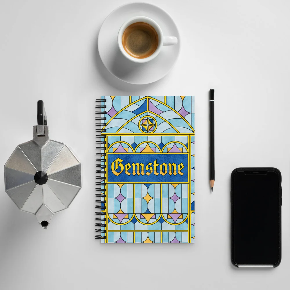 The Righteous Gemstones Stained Glass Spiral Notebook