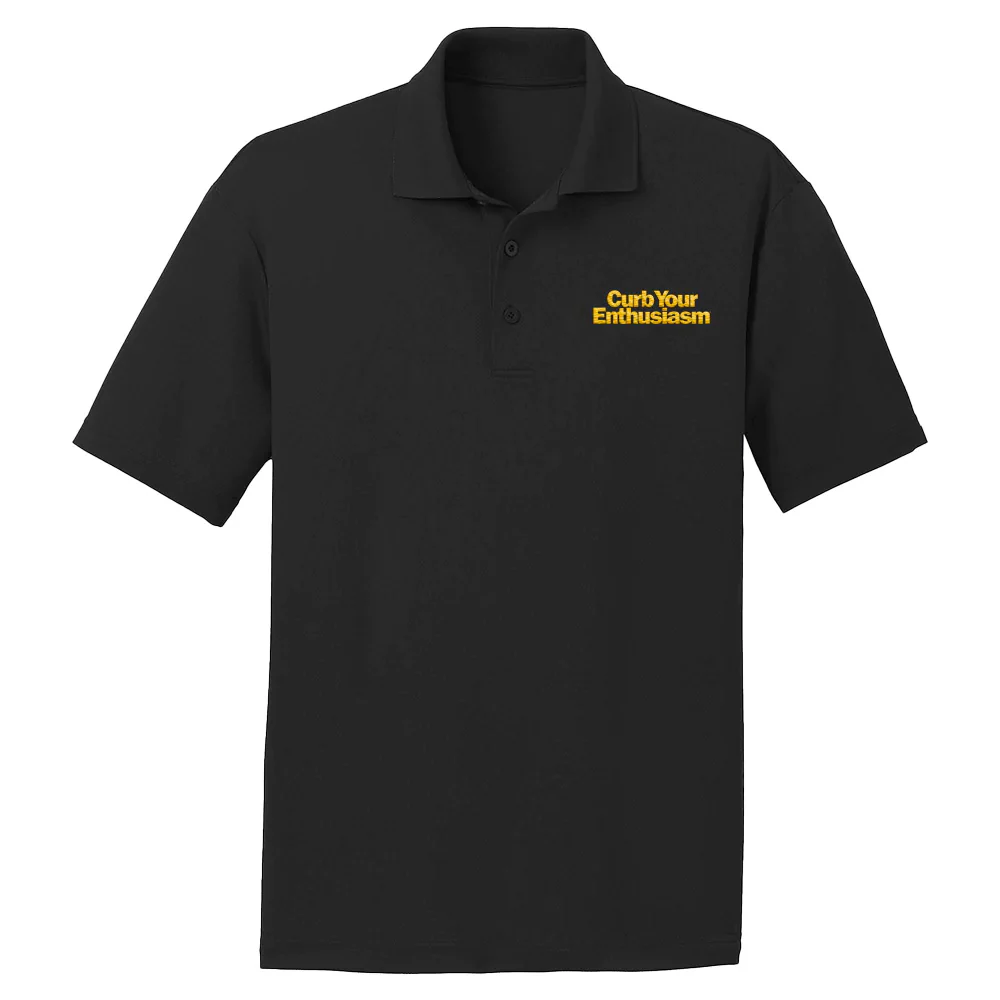 Curb Your Enthusiasm Logo Golf Polo