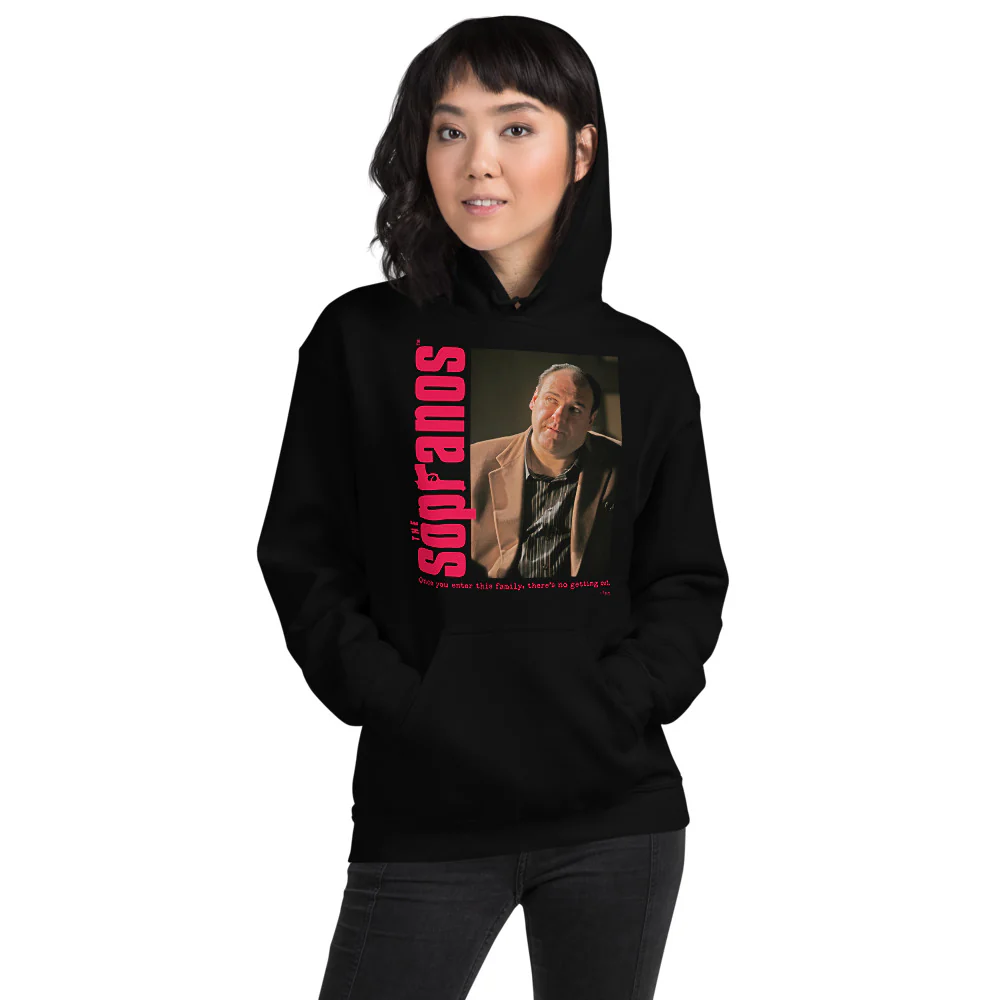 The Sopranos Tony Once You Enter This Family, There's No Getting Out Hoodie