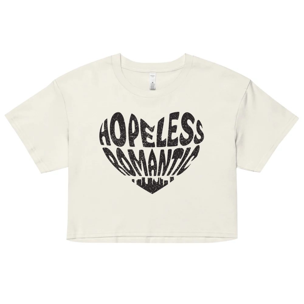 Sex and the City Hopeless Romantic Women's Crop Top