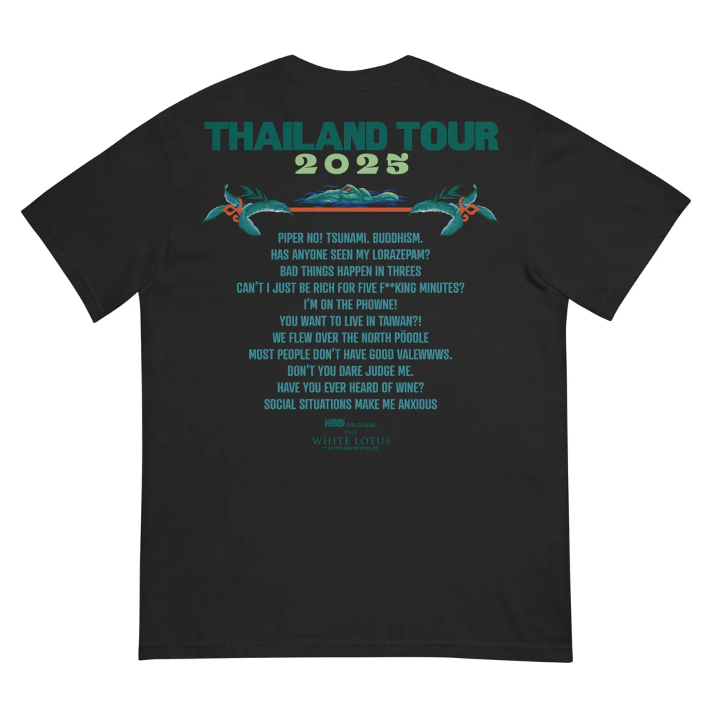 The White Lotus T-Shirt Comfort Colors Thailand Quote Tour