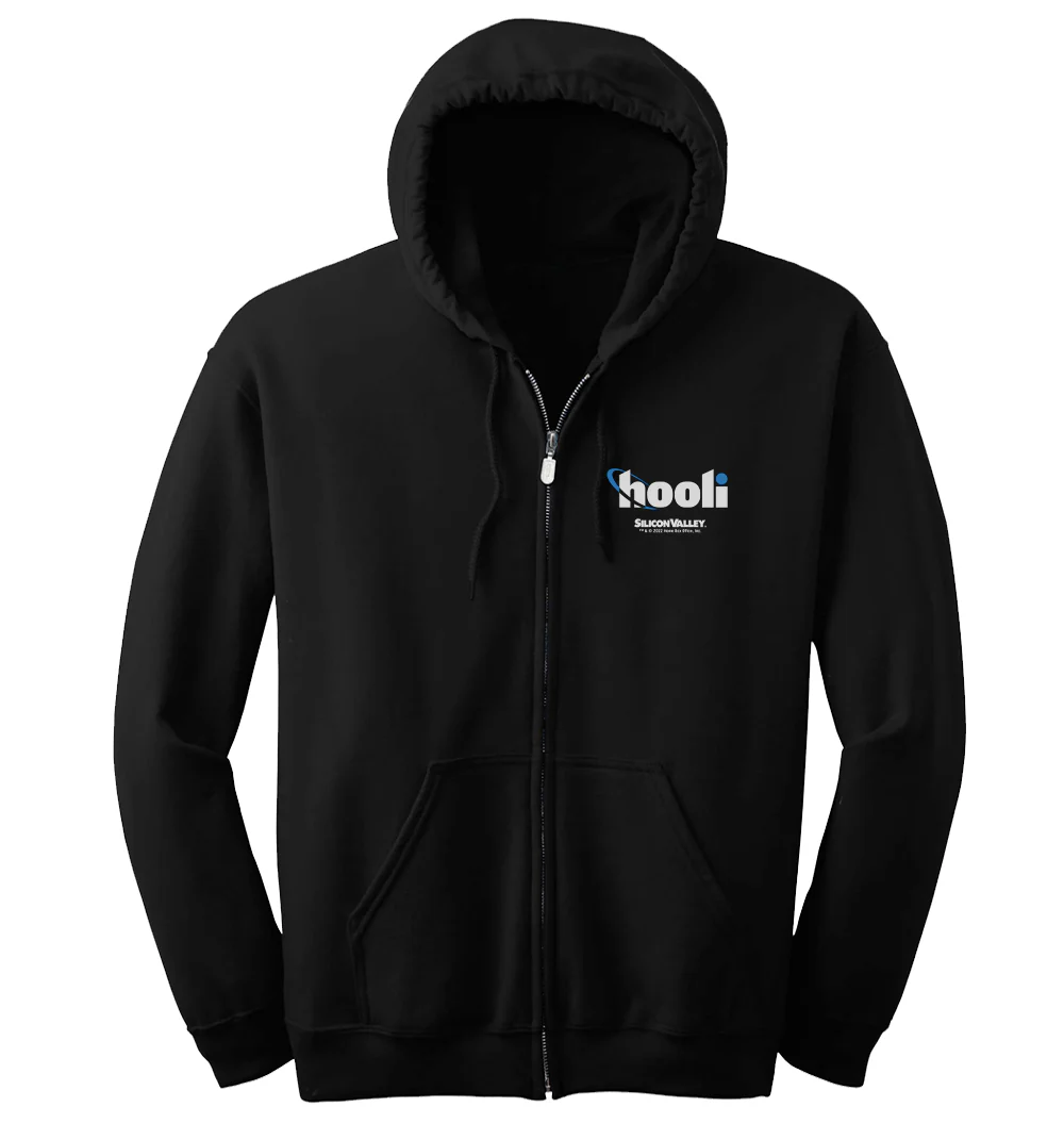 Silicon Valley Hooli Logo Zip Hoodie