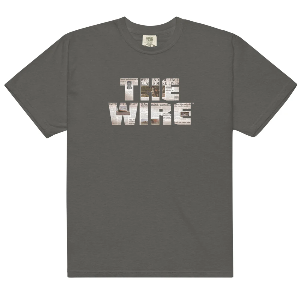 The Wire Logo Comfort Colors T-Shirt