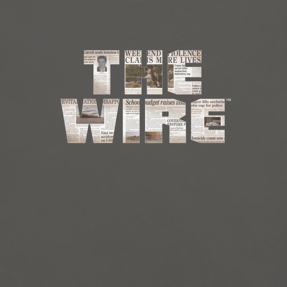 The Wire Logo Comfort Colors T-Shirt 4 The Wire Logo Comfort Colors T-Shirt