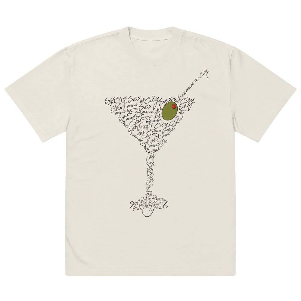 Sex and the City Martini Oversized T-Shirt