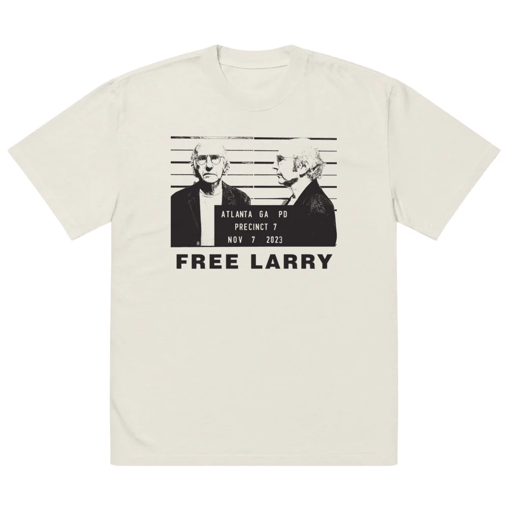 Curb Your Enthusiasm Free Larry Oversized Faded T-Shirt