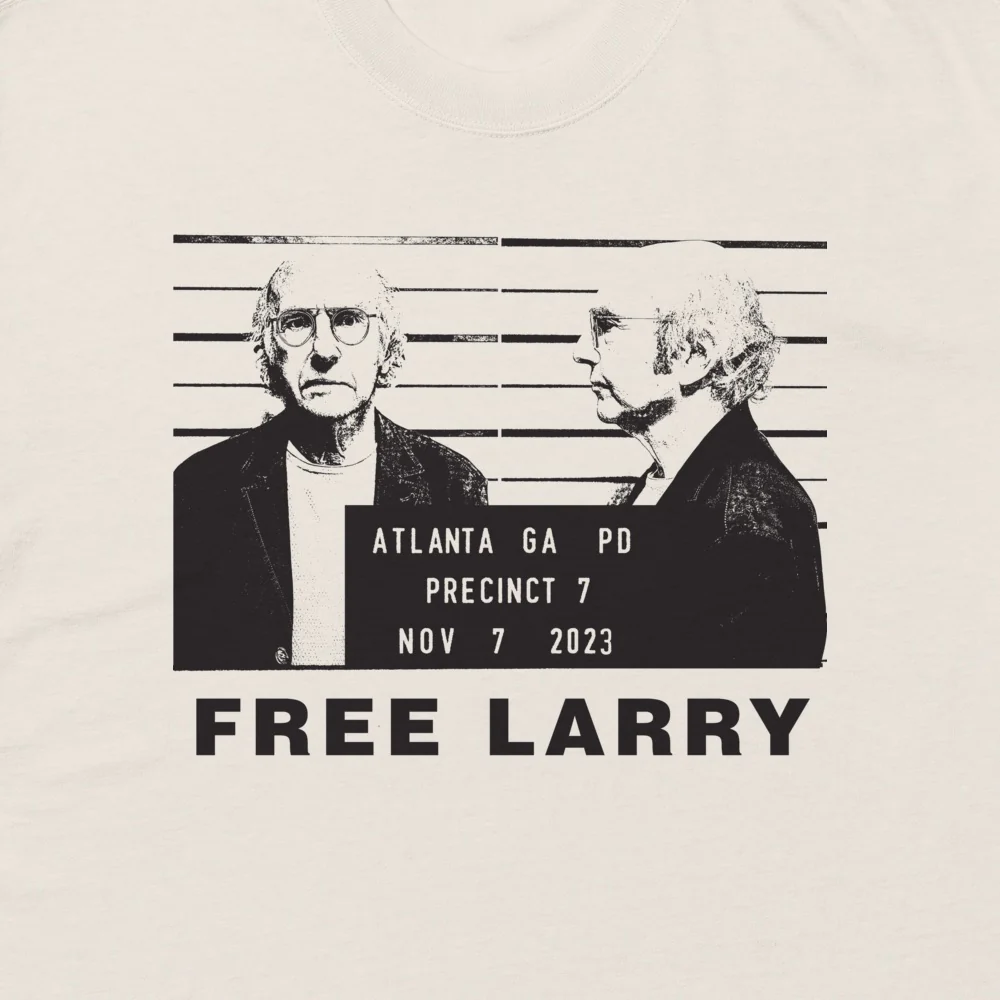 Curb Your Enthusiasm Free Larry Oversized Faded T-Shirt