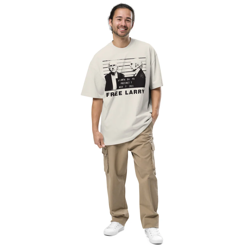 Curb Your Enthusiasm Free Larry Oversized Faded T-Shirt