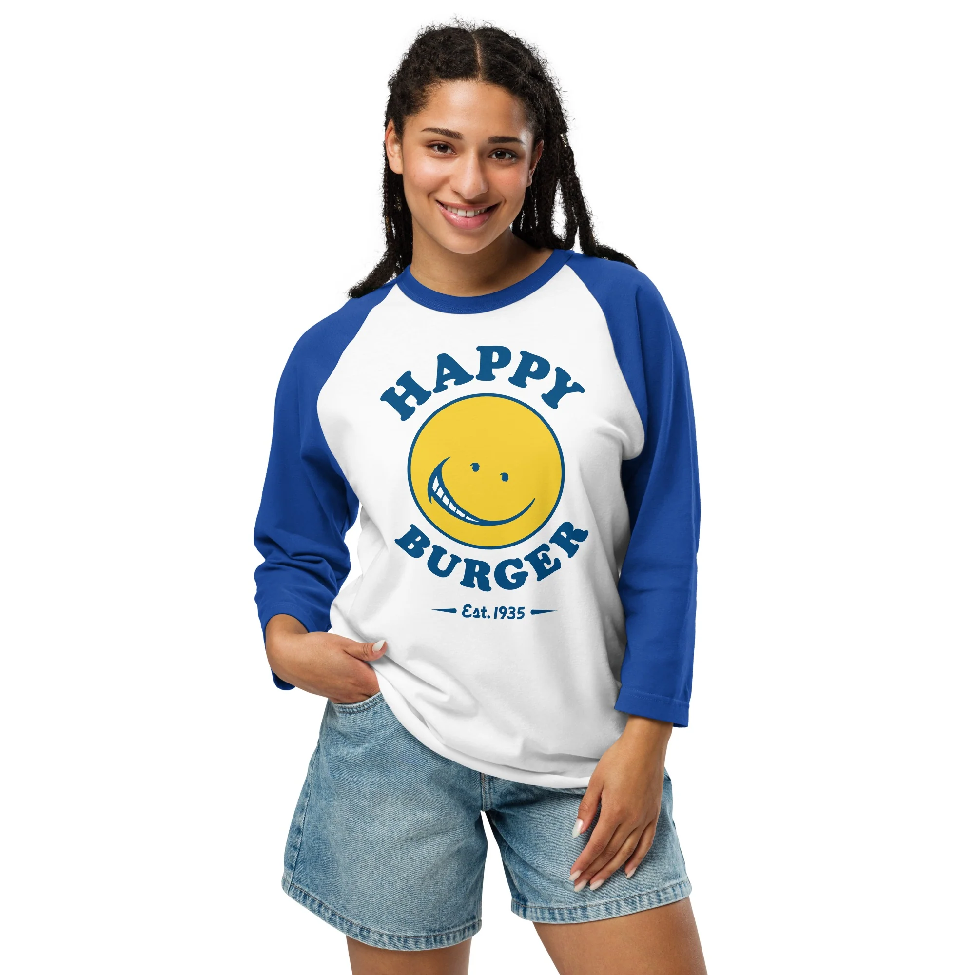 The Sympathizer Happy Burger Raglan T-shirt