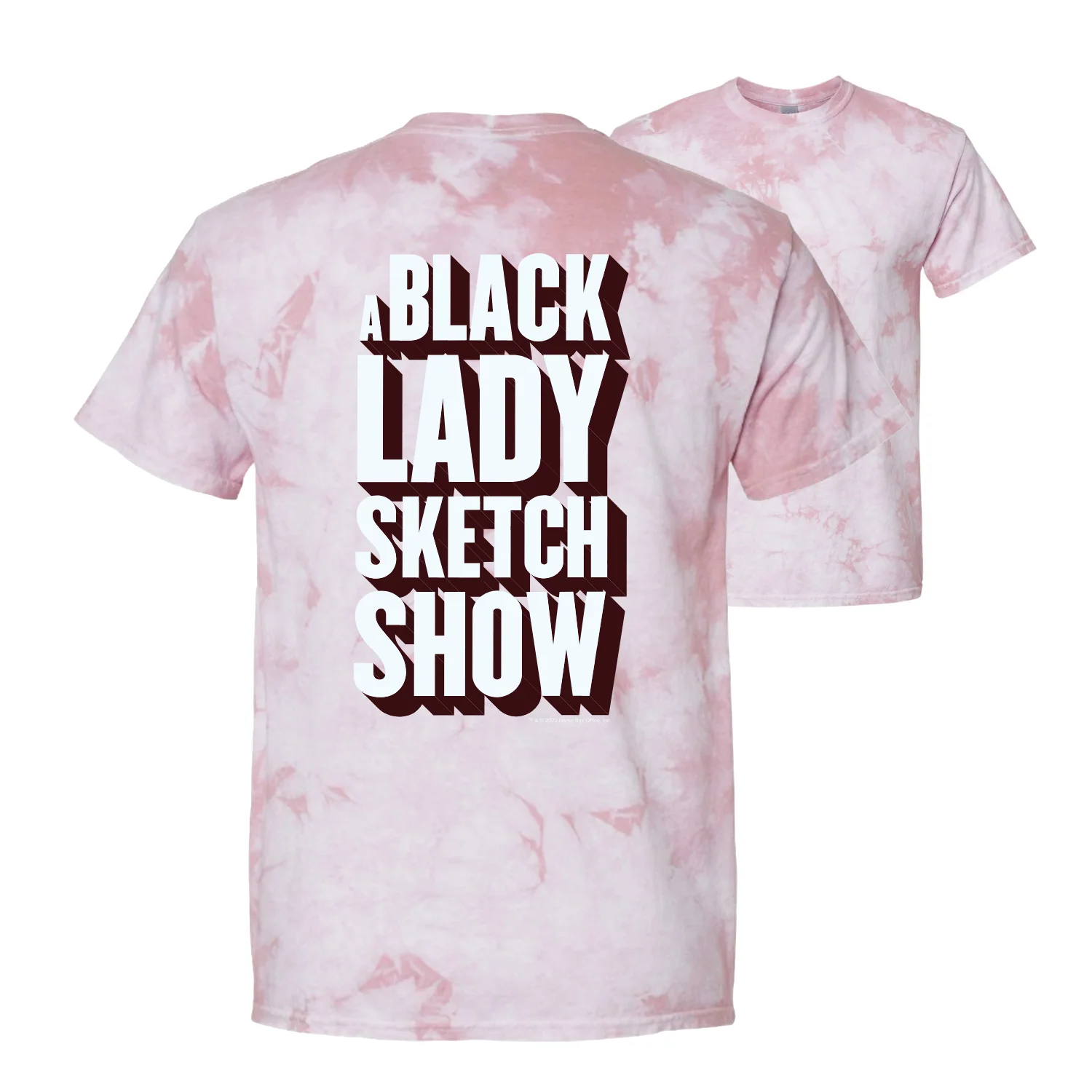A Black Lady Sketch Show Logo Tie-Dye Short Sleeve T-Shirt
