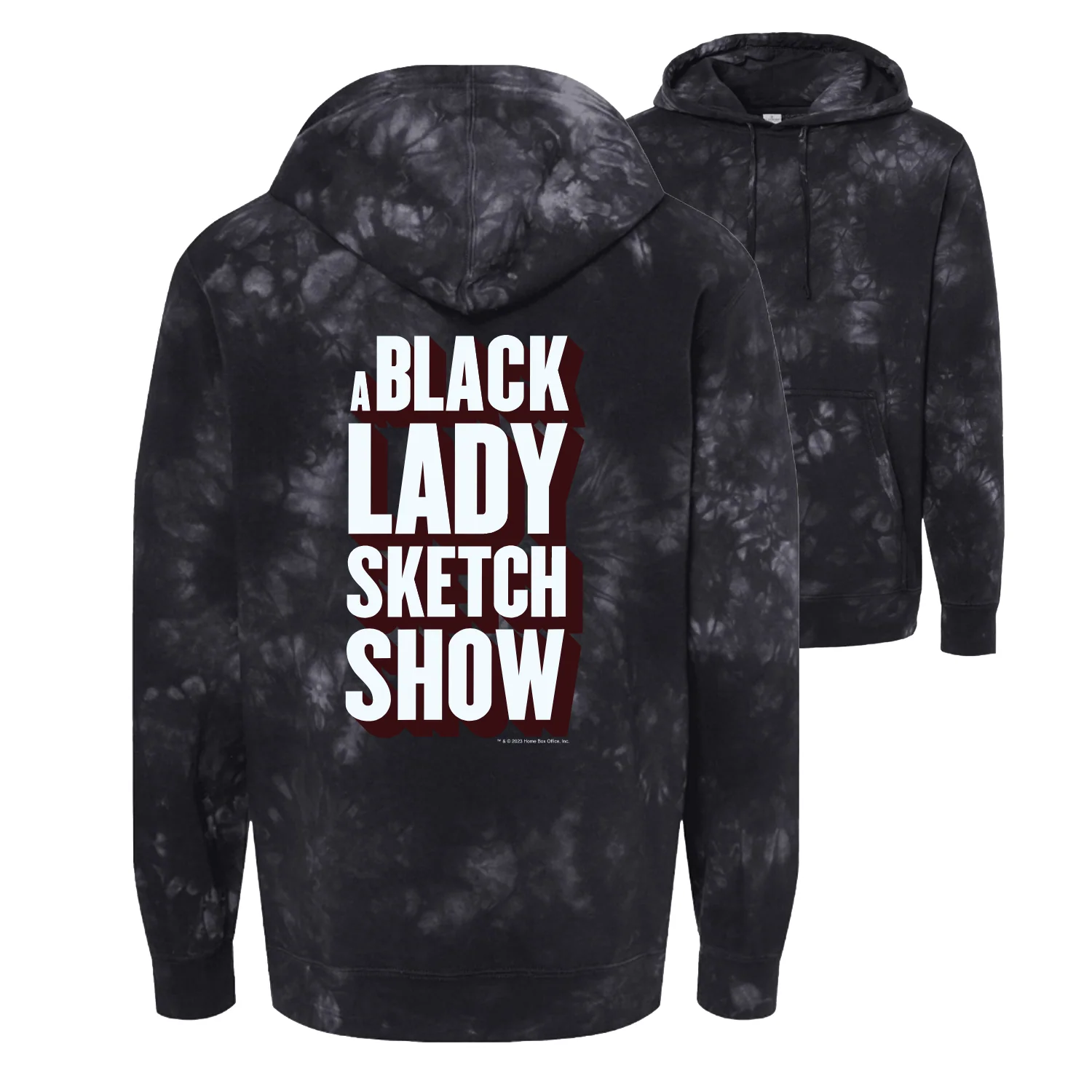 A Black Lady Sketch Show Logo Tie-Dyed Hoodie