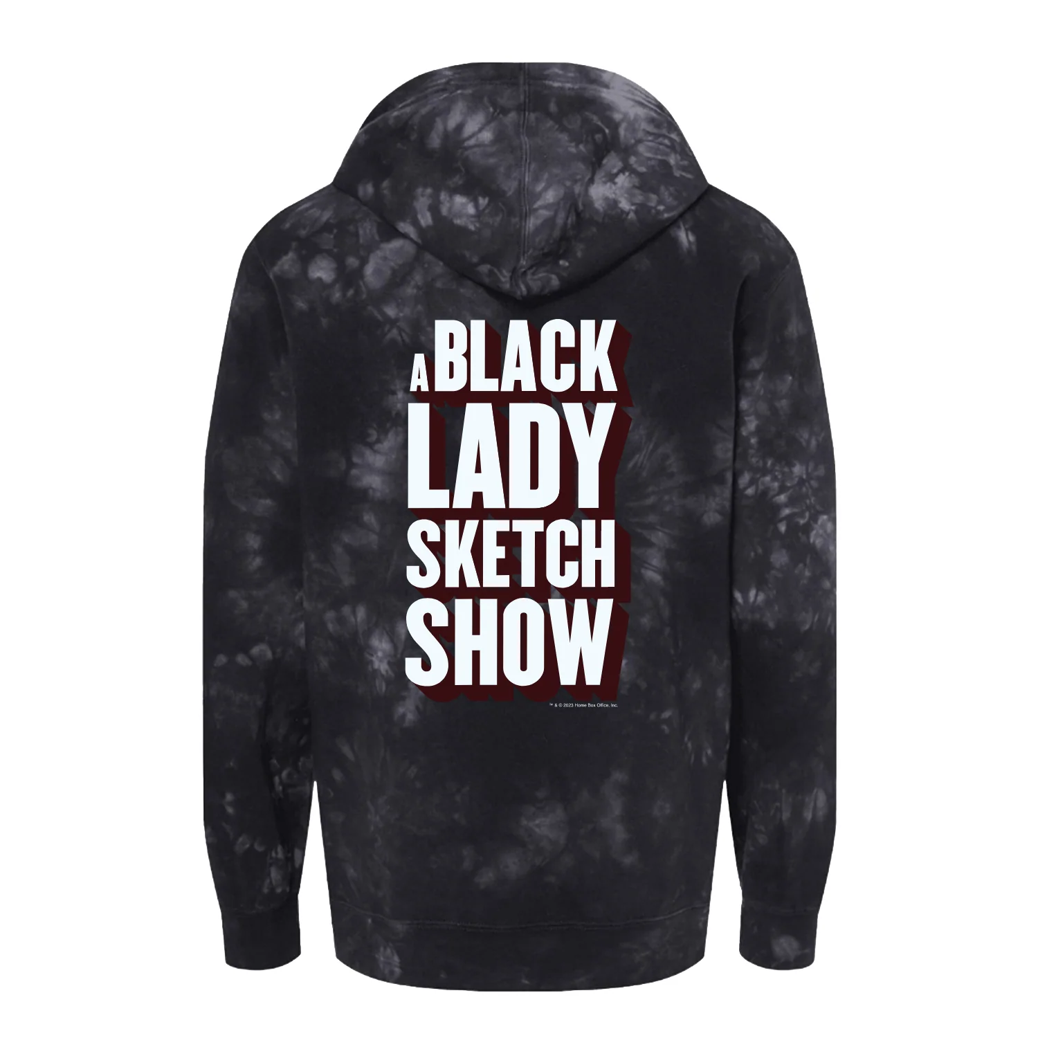 A Black Lady Sketch Show Logo Tie-Dyed Hoodie