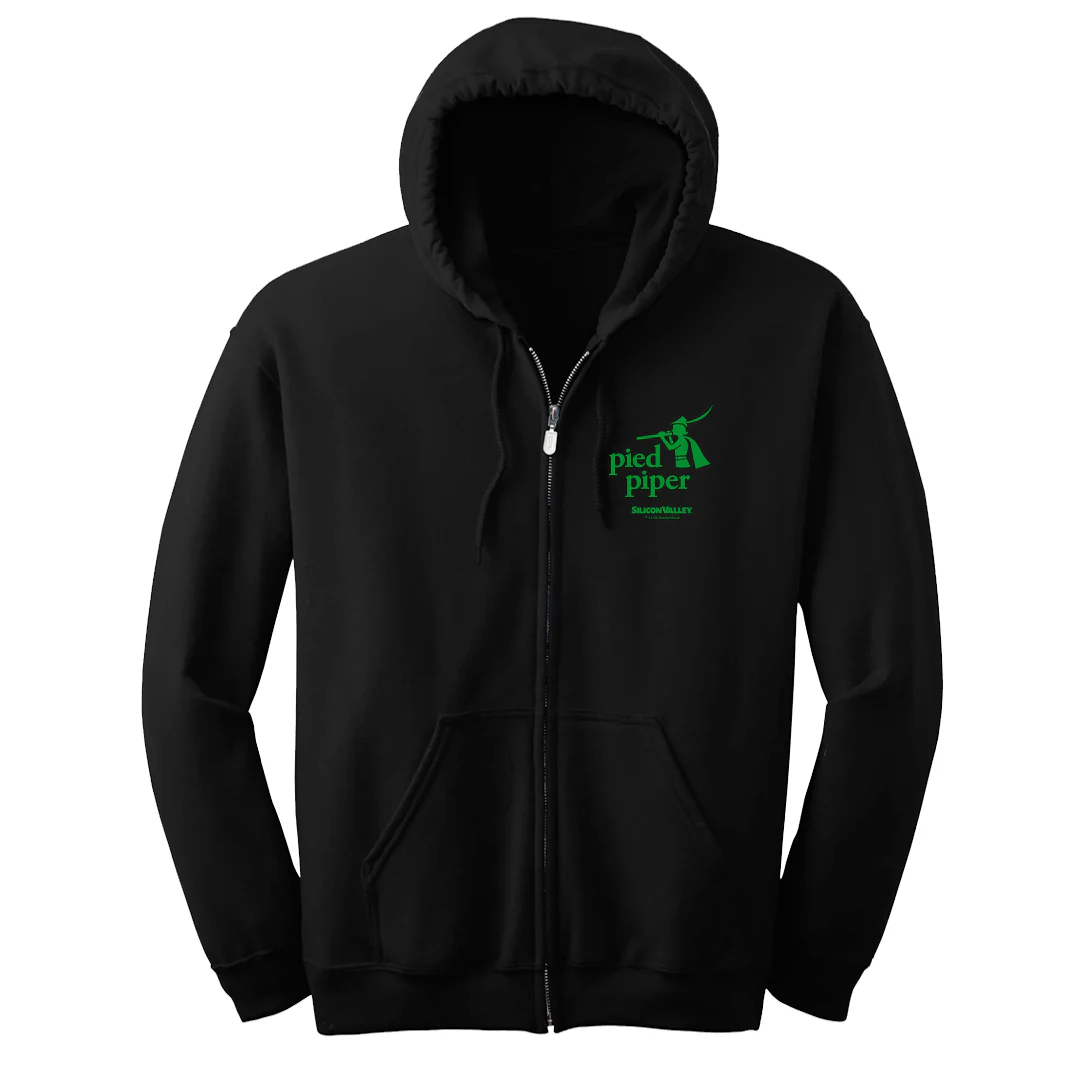 Silicon Valley Pied Piper Logo Zip Hoodie
