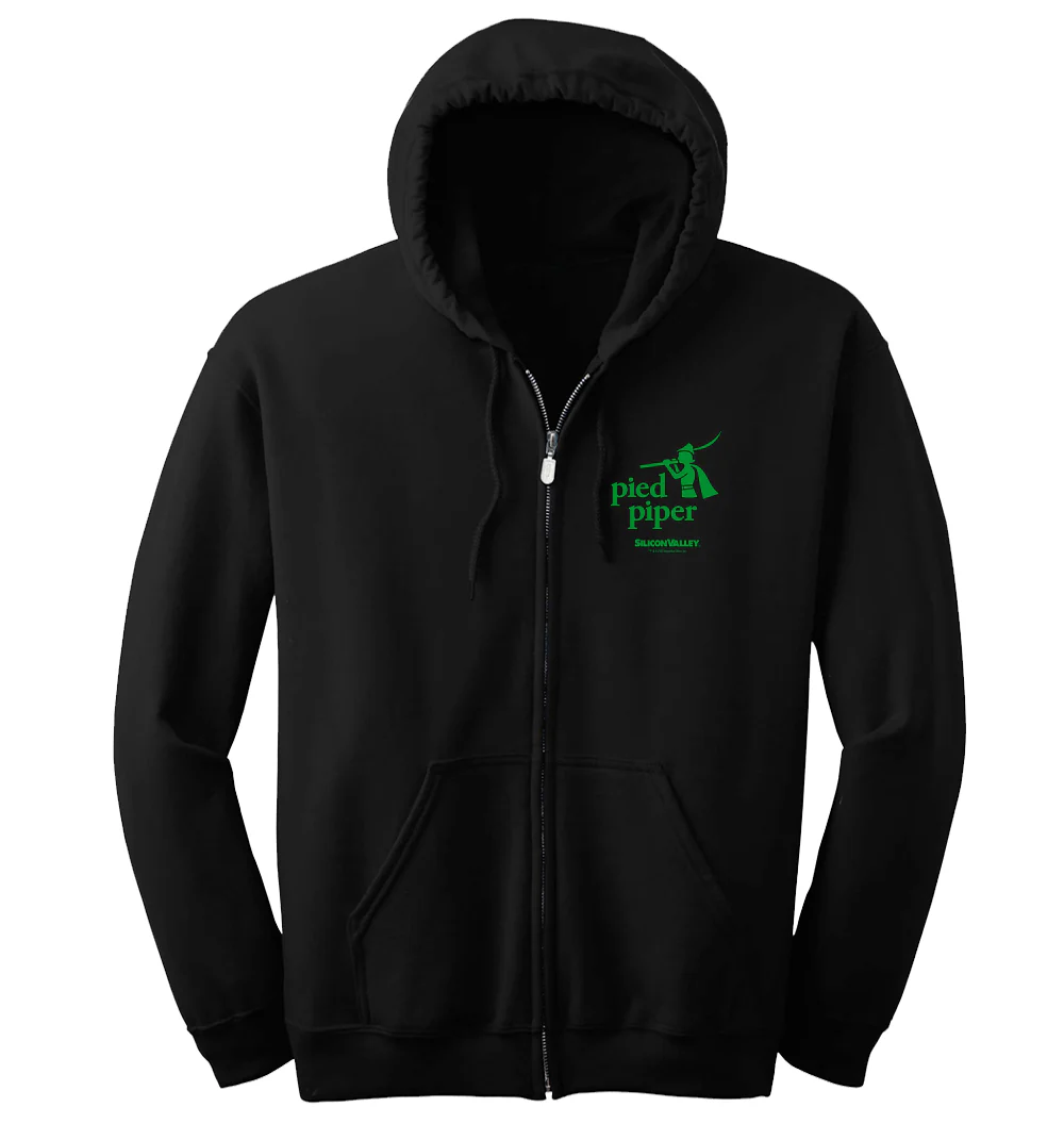 Silicon Valley Pied Piper Logo Zip Hoodie