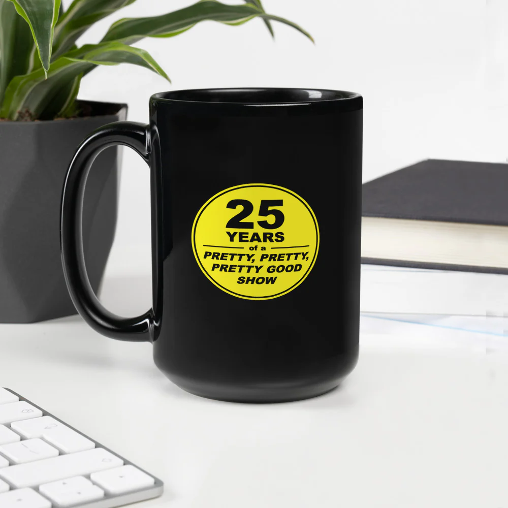 Curb Your Enthusiasm 25th Anniversary Black Mug 6 Curb Your Enthusiasm 25th Anniversary Black Mug