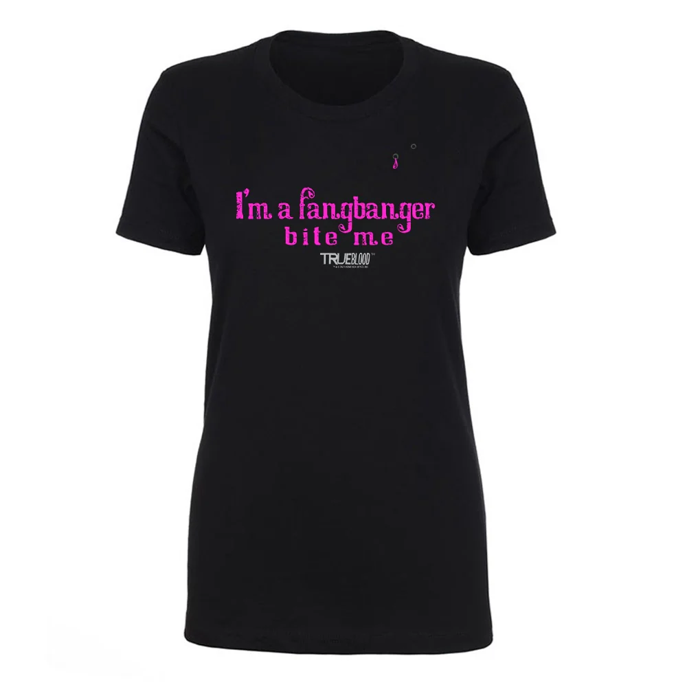 True Blood I'm A Fangbanger Women's Short Sleeve T-Shirt