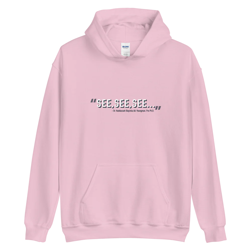 A Black Lady Sketch Show See See See Fleece Hooded Sweatshirt