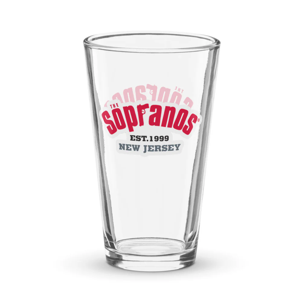 The Sopranos Logo Pint Glass