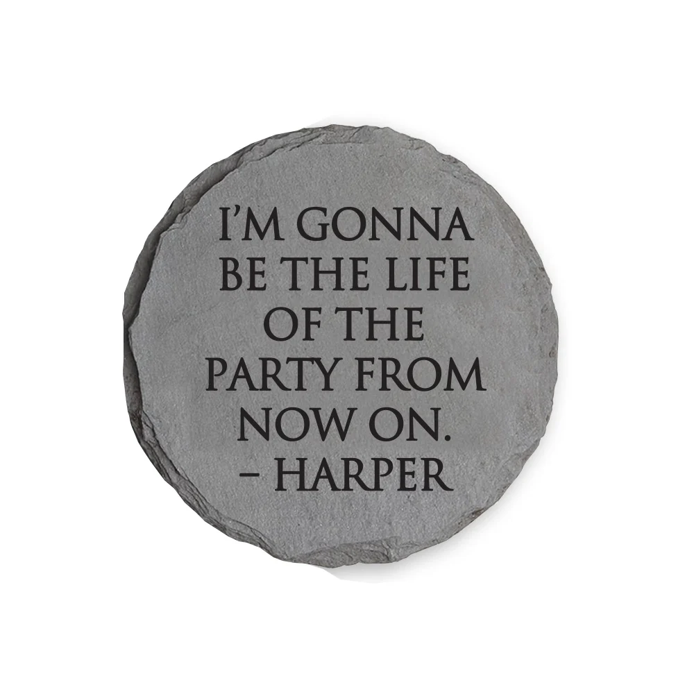 The White Lotus Multi Quotes Slate Coasters