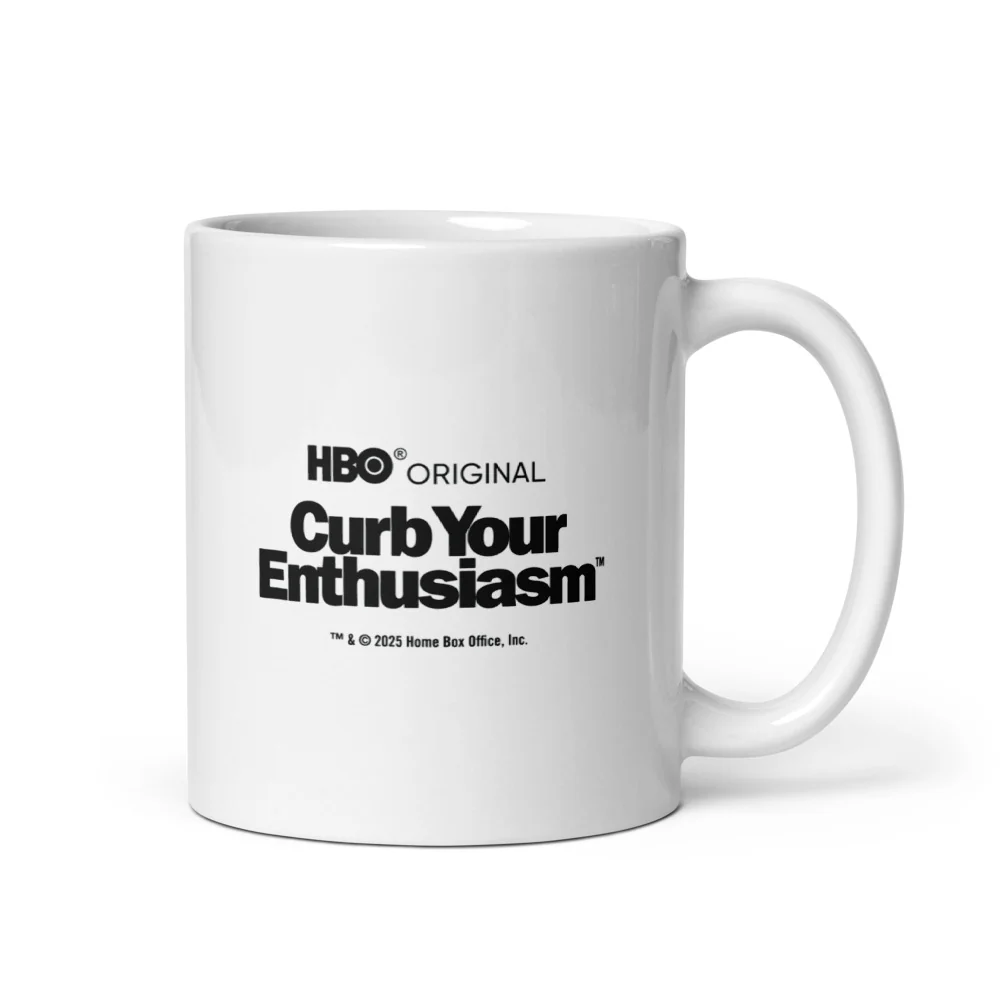 Curb Your Enthusiasm Nobody Likes an Outfit Tracker! White Mug