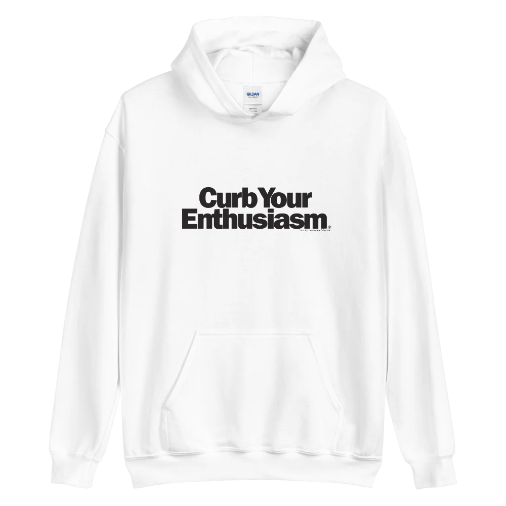 Curb Your Enthusiasm Logo Fleece Hooded Sweatshirt 5 Curb Your Enthusiasm Logo Fleece Hooded Sweatshirt