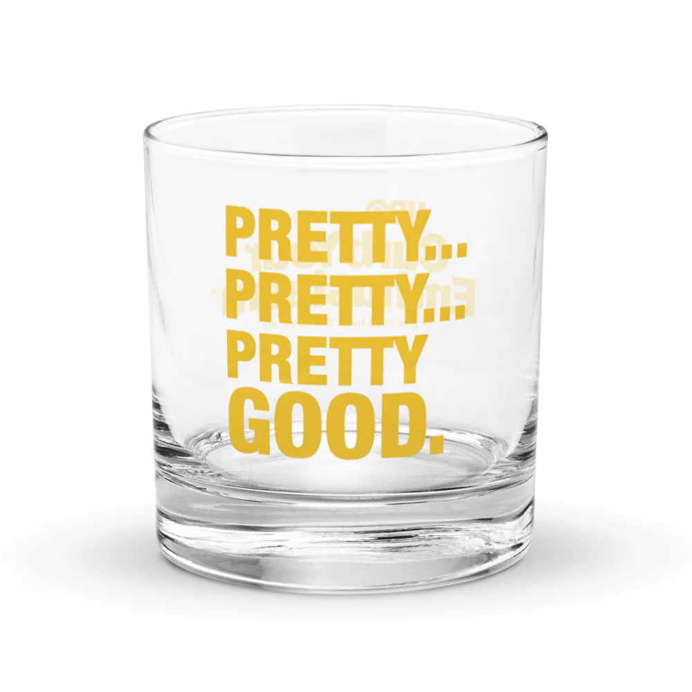 Curb Your Enthusiasm Pretty, Pretty, Pretty Good Rocks Glass