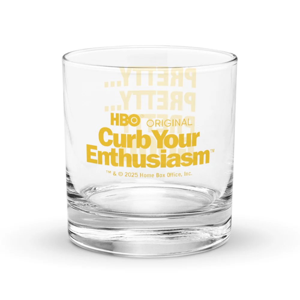 Curb Your Enthusiasm Pretty, Pretty, Pretty Good Rocks Glass 3 Curb Your Enthusiasm Pretty, Pretty, Pretty Good Rocks Glass