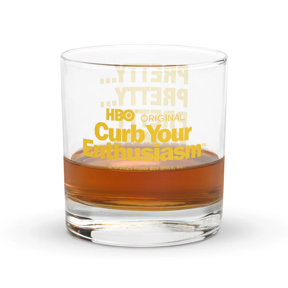Curb Your Enthusiasm Pretty, Pretty, Pretty Good Rocks Glass 4 Curb Your Enthusiasm Pretty, Pretty, Pretty Good Rocks Glass