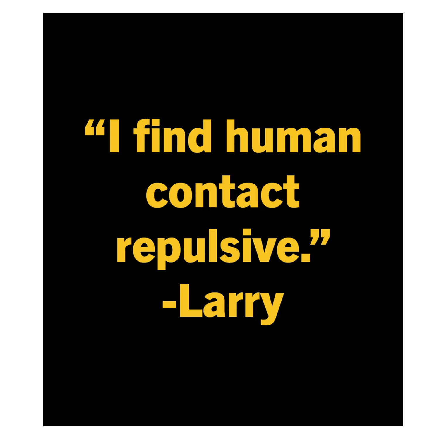 Curb Your Enthusiasm Human Contact Mug
