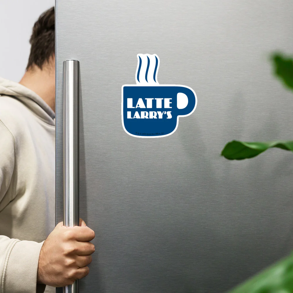 Curb Your Enthusiasm Latte Larry's Magnet