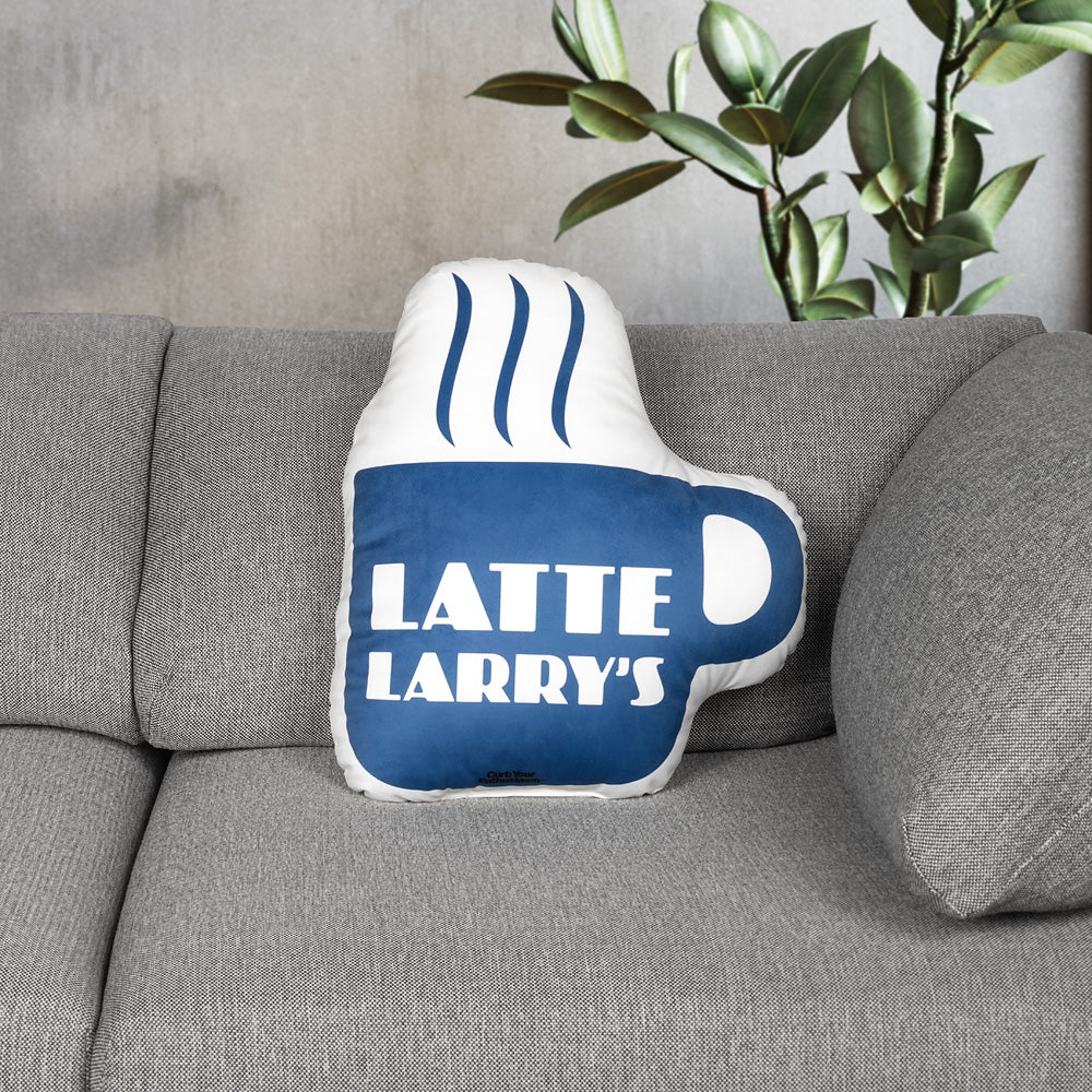 Curb Your Enthusiasm Latte Larry's Pillow