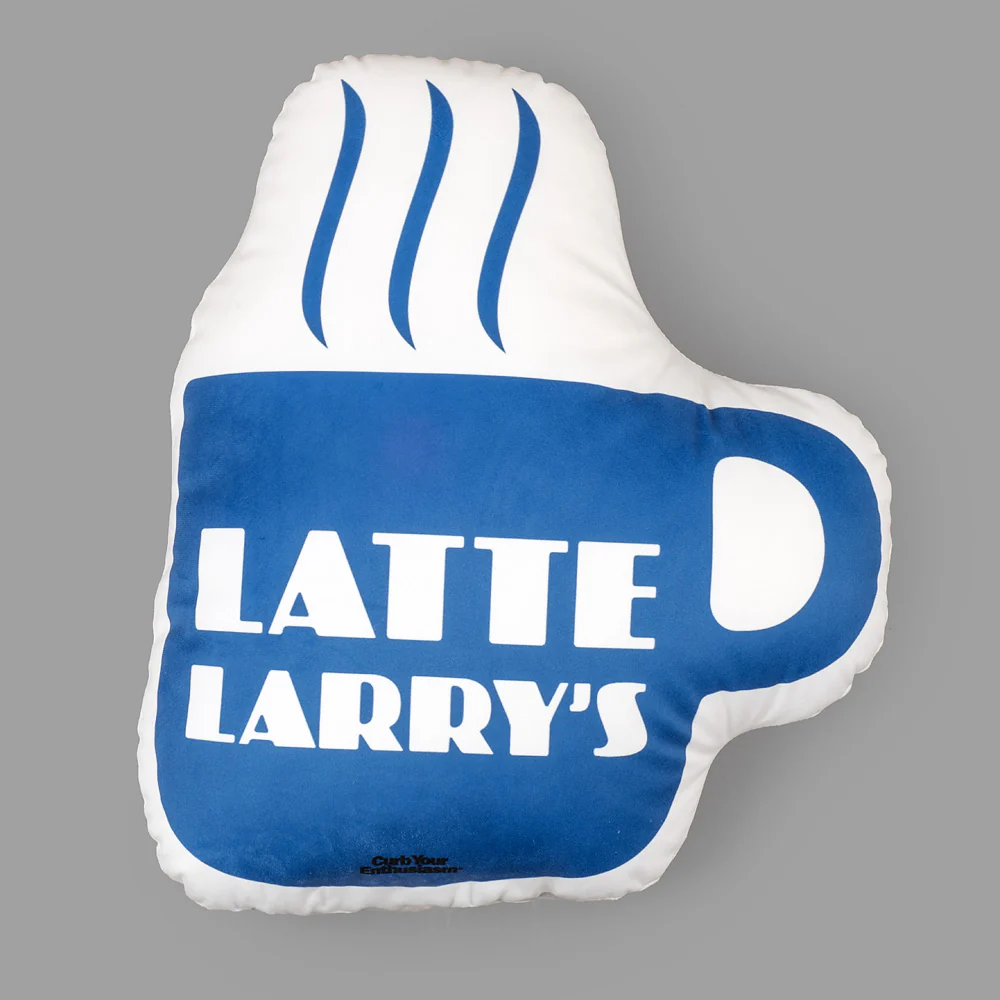 Curb Your Enthusiasm Latte Larry's Pillow