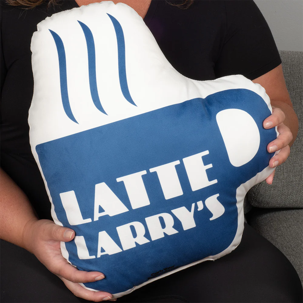 Curb Your Enthusiasm Latte Larry's Pillow