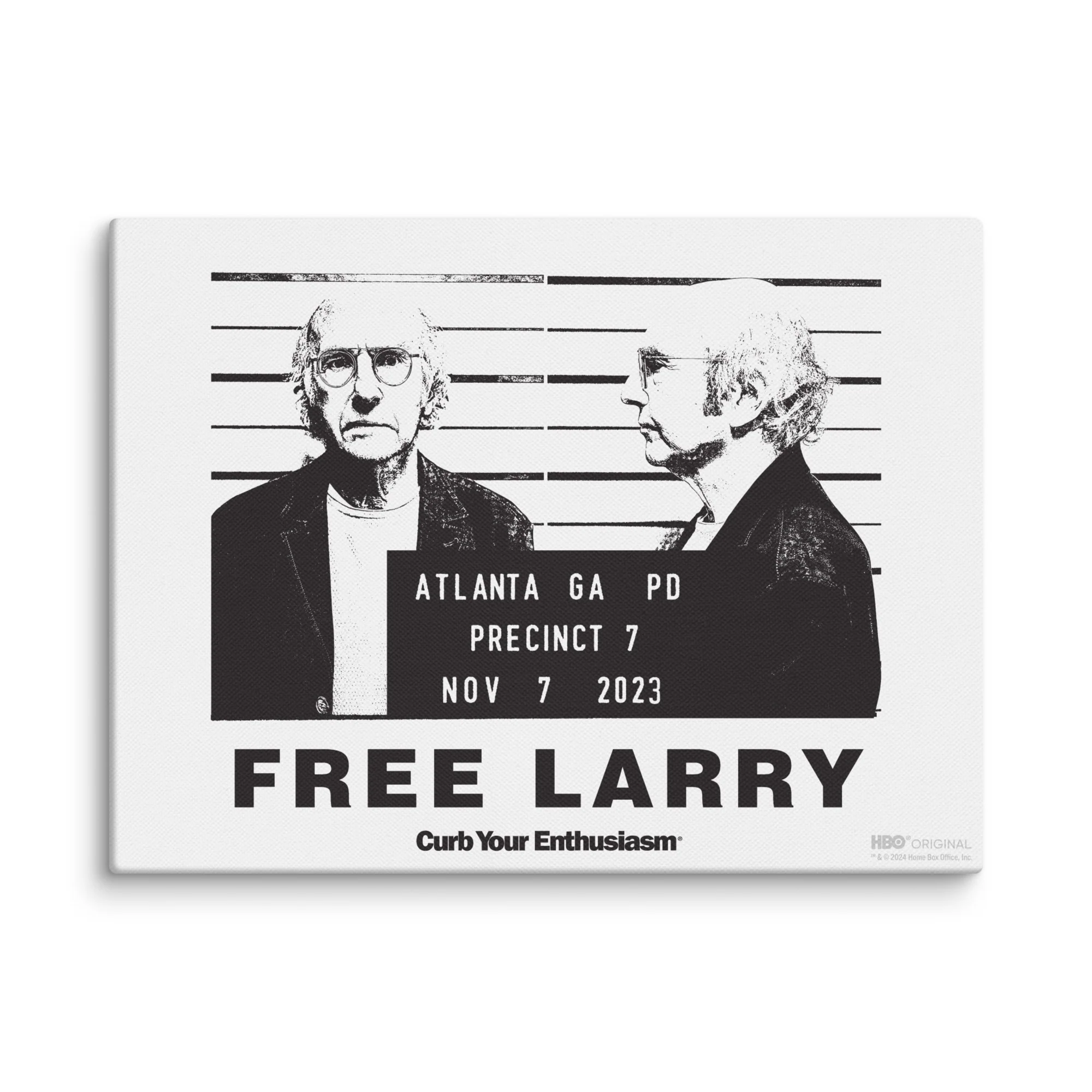 Curb Your Enthusiasm Free Larry Canvas Art Print