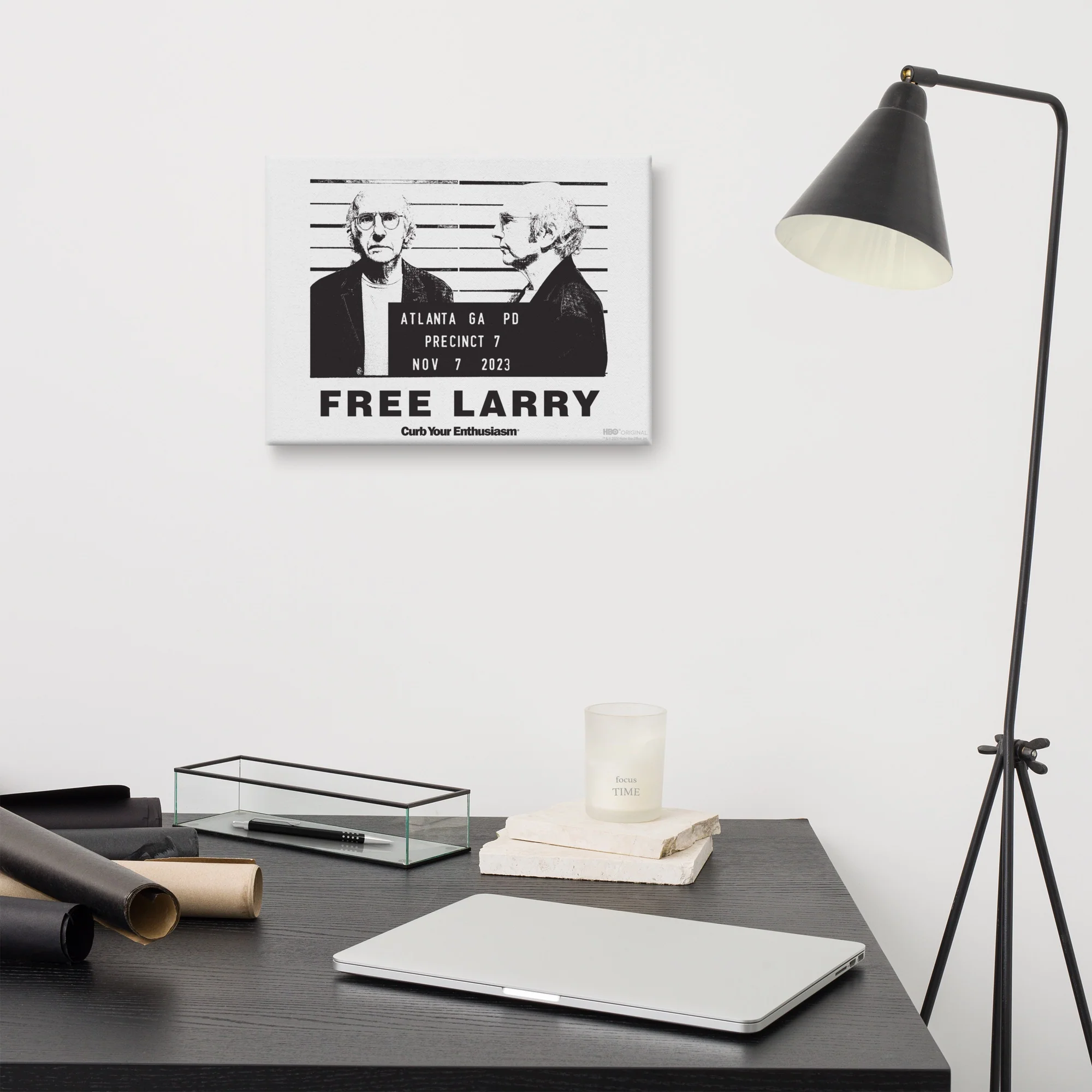 Curb Your Enthusiasm Free Larry Canvas Art Print