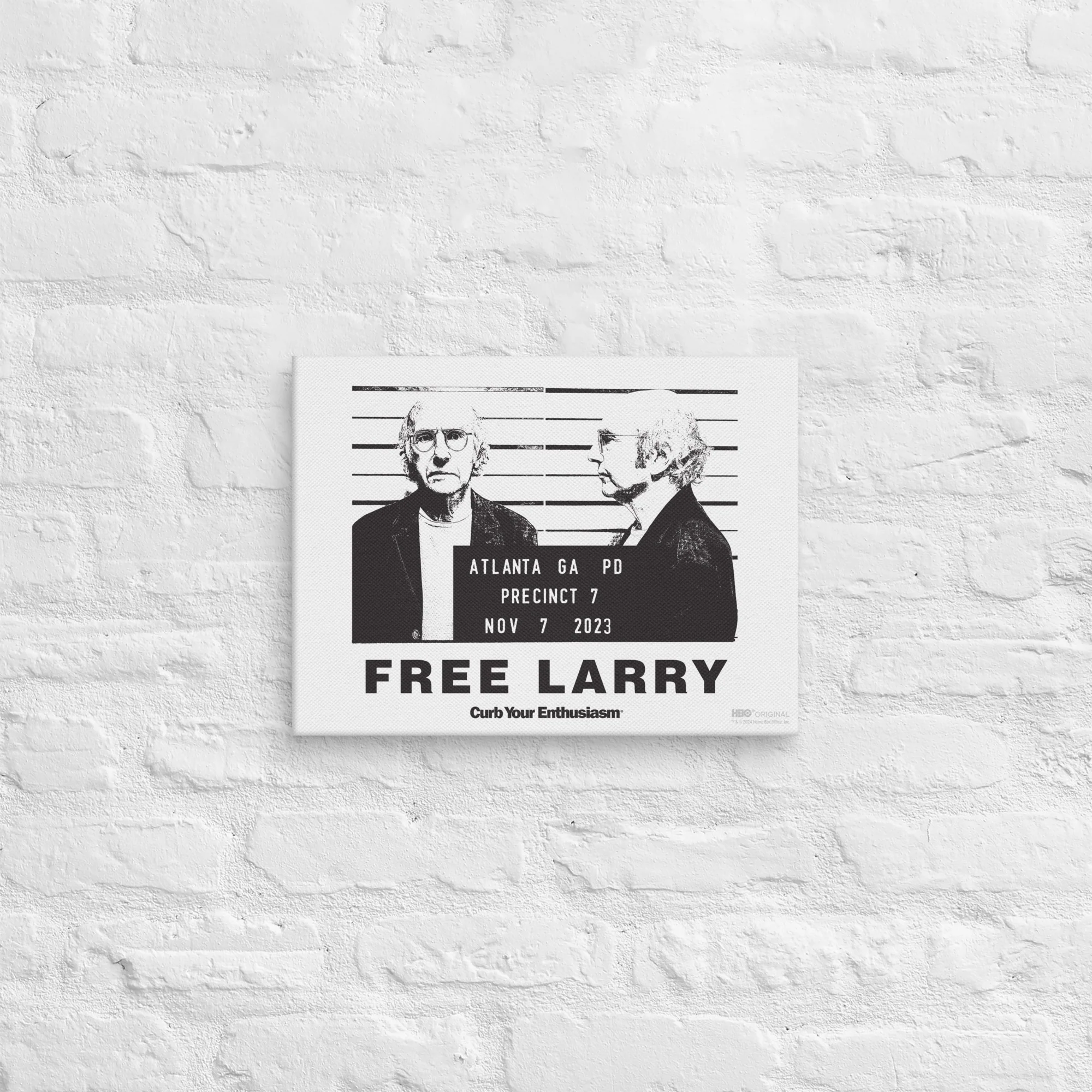 Curb Your Enthusiasm Free Larry Canvas Art Print