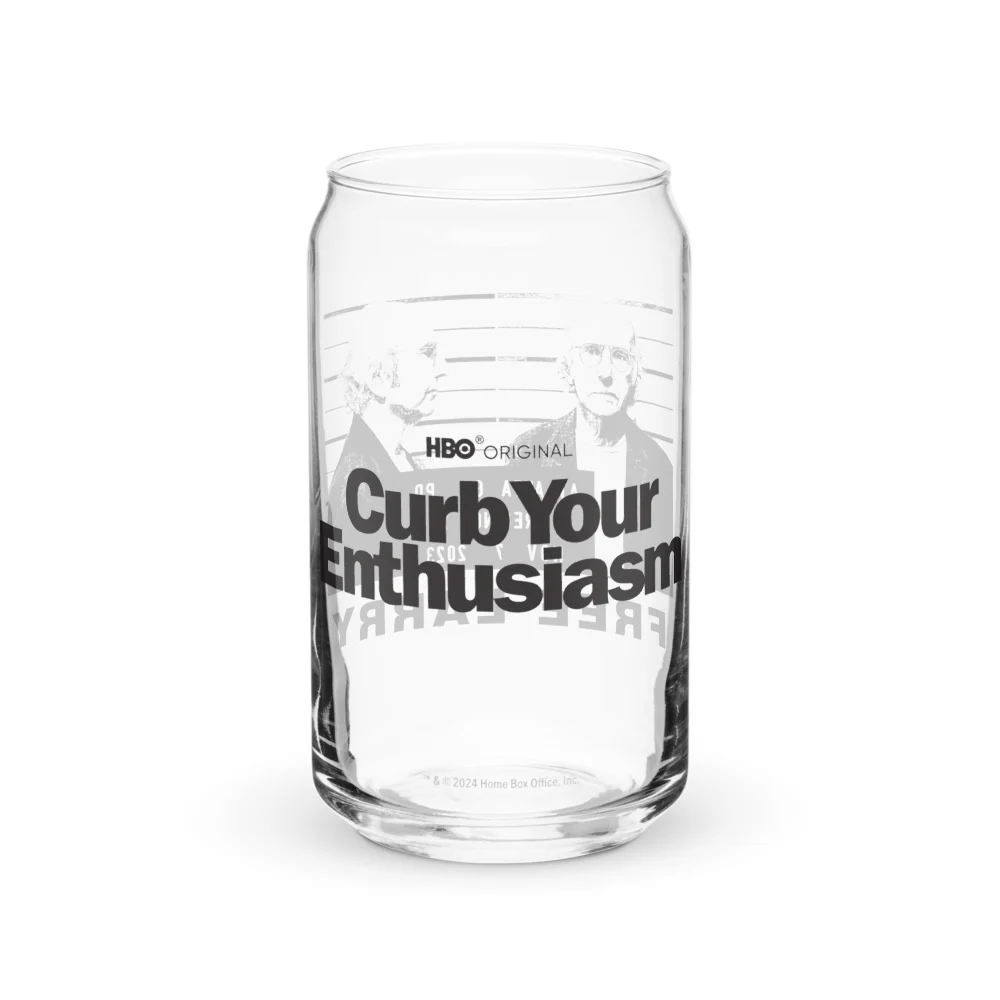 Curb Your Enthusiasm Free Larry 16 oz. Can Shaped Glass 5 Curb Your Enthusiasm Free Larry 16 oz. Can Shaped Glass