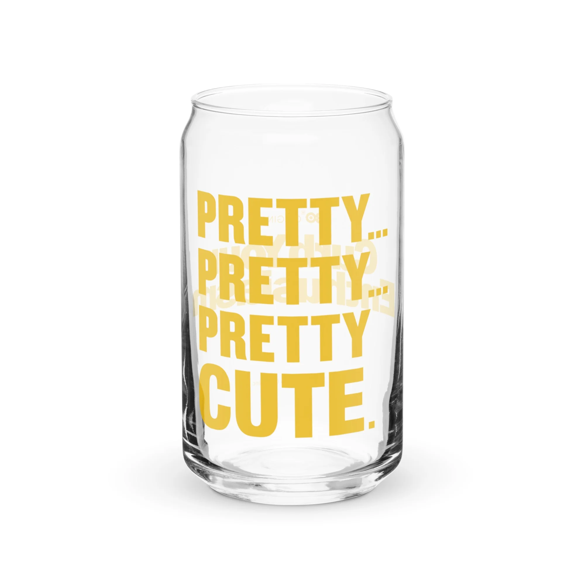 Curb Your Enthusiasm Pretty, Pretty, Pretty Cute Can Shaped Glass