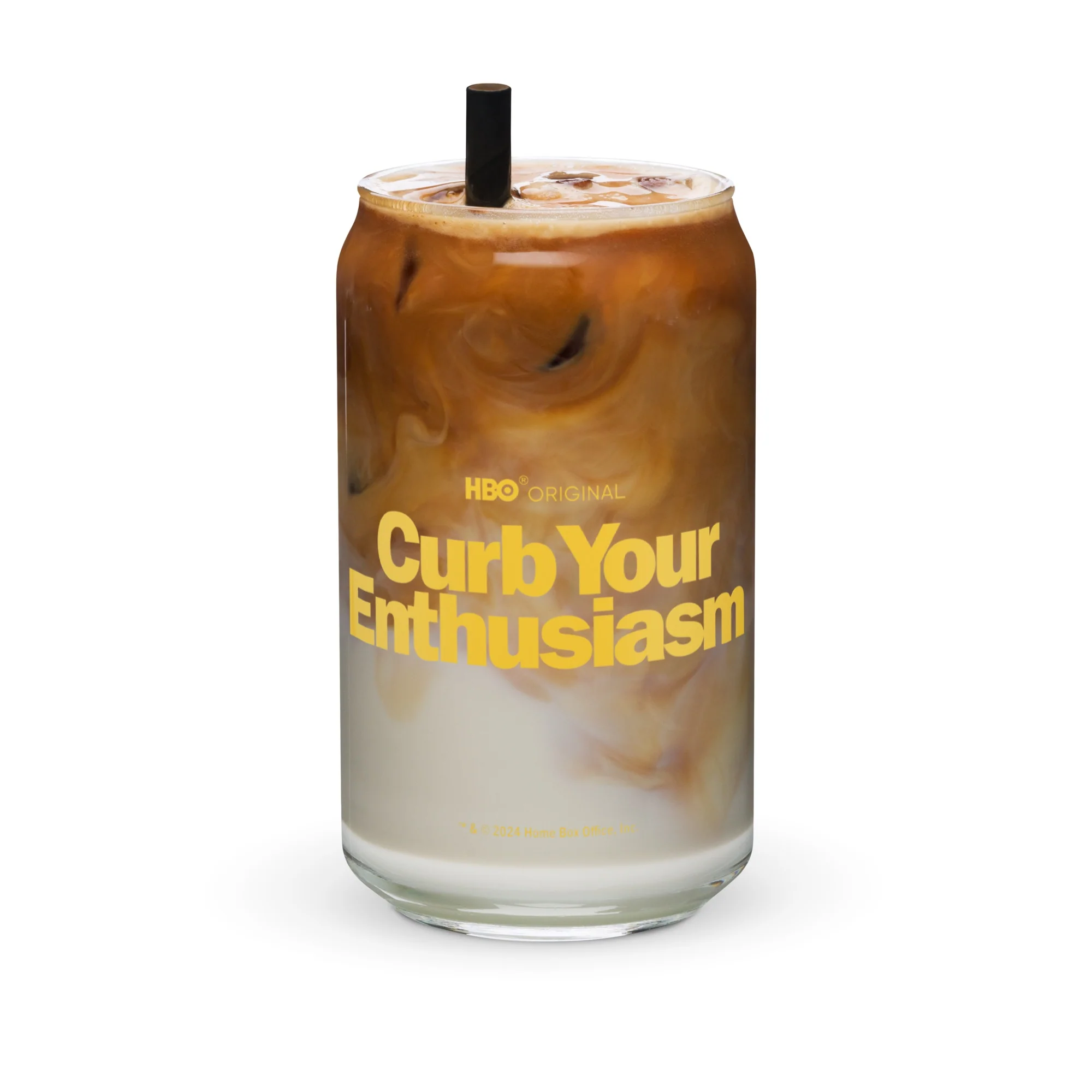 Curb Your Enthusiasm Pretty, Pretty, Pretty Cute Can Shaped Glass